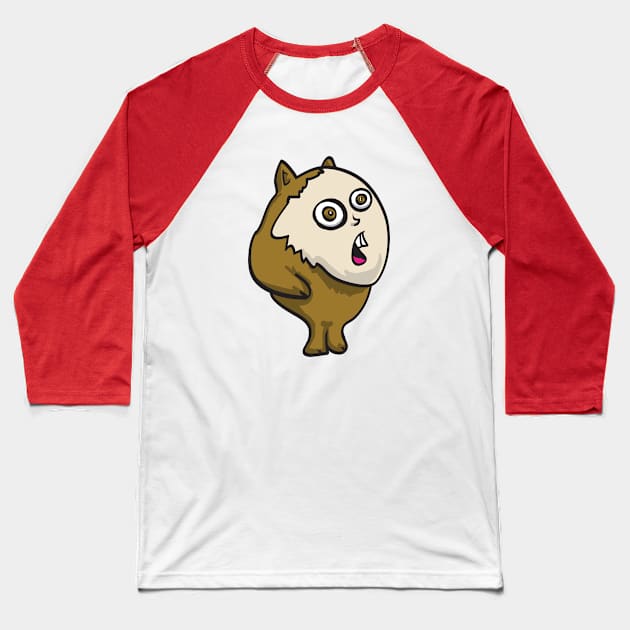 Furry Creature Baseball T-Shirt by W00D_MAN